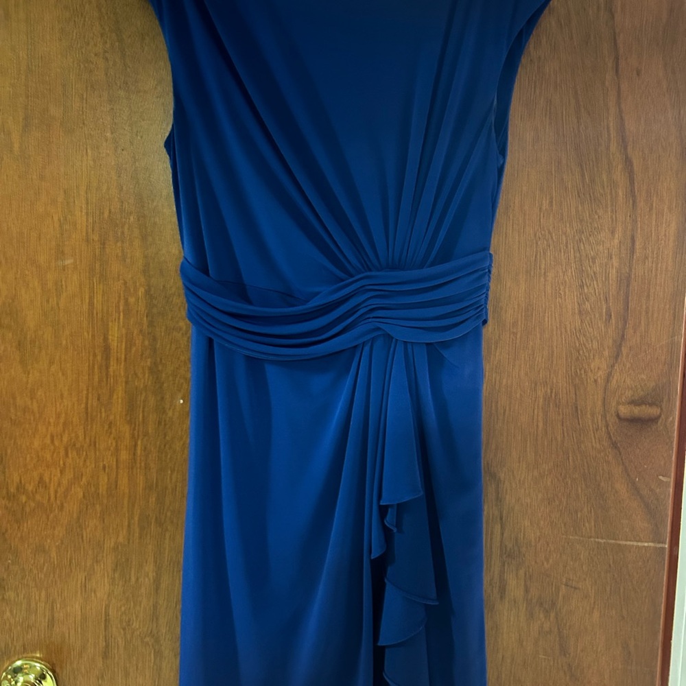 North Style Elegant Blue Sleeveless Dress